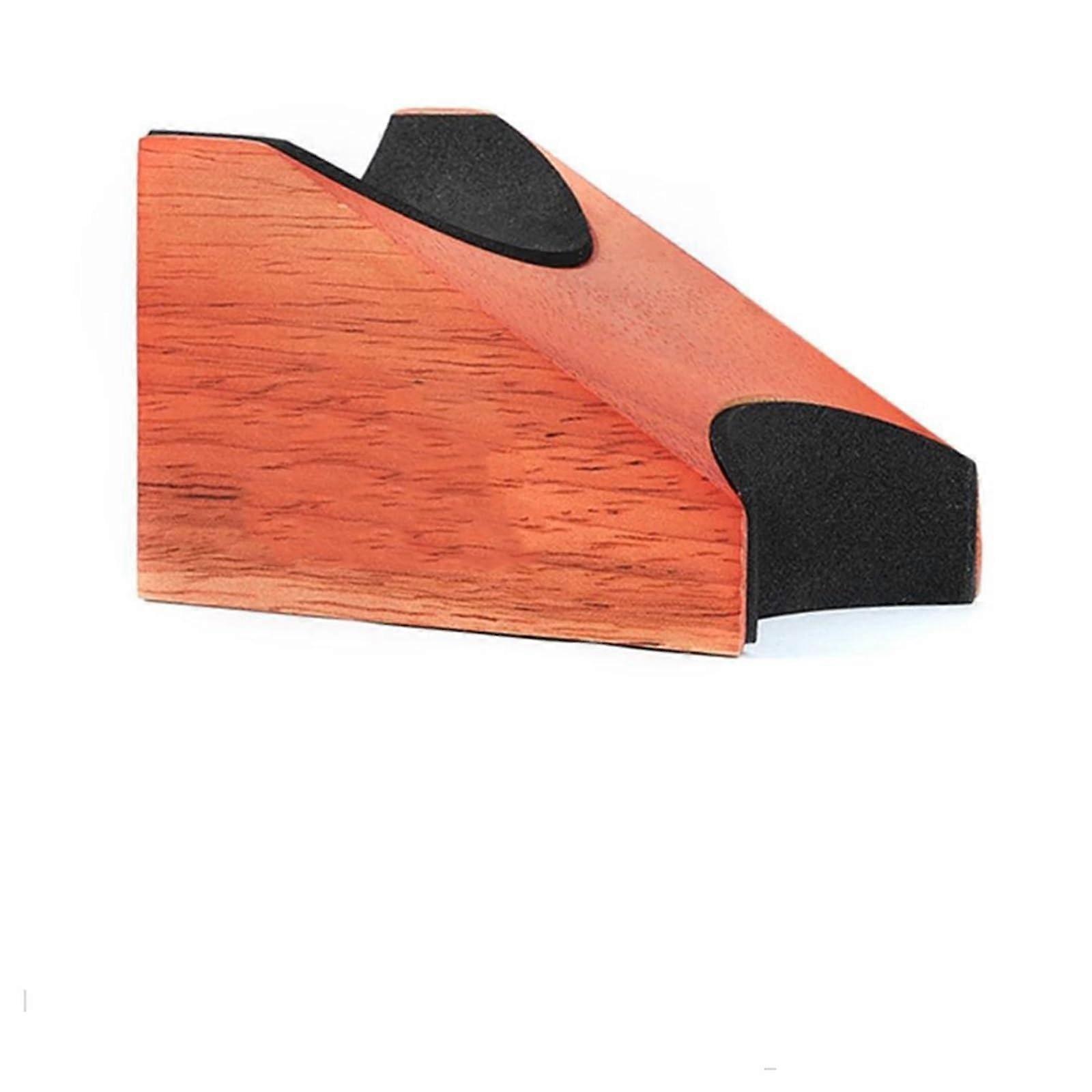 Mahogany Guitar Neck Rest with Felt Padding for Setup, String Changes and
