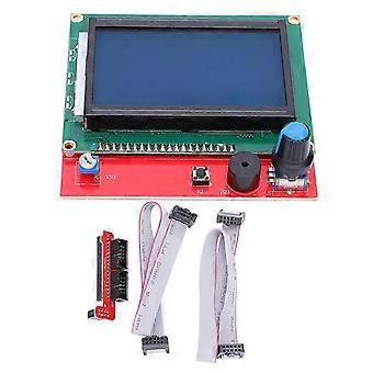 Reliable 12864 LCD Control Module Panel Display Motherboard 3D Printer Smart Controller 2Pcs Lines Wide Use