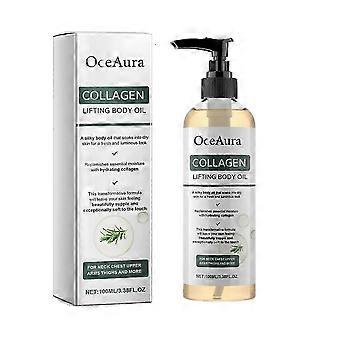 1-3x OceAura Collagen Straffendes Körperöl – Feuchtigkeitsspendendes und elastizitätsförderndes Massageöl für geschmeidige Haut