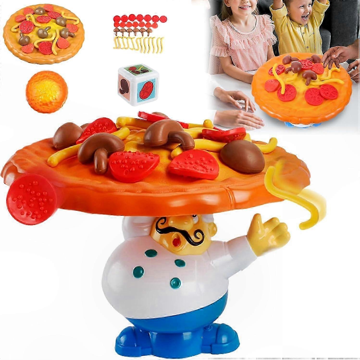ncing Pizza Tower Game for 2-4 Players, Fun Stacking Challenge