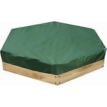 Hexagonal Sandbox Cover with Drawstring, Waterproof, Dustproof, Sandbox Cover for Outdoor Garden2pcs,140cm*110cm