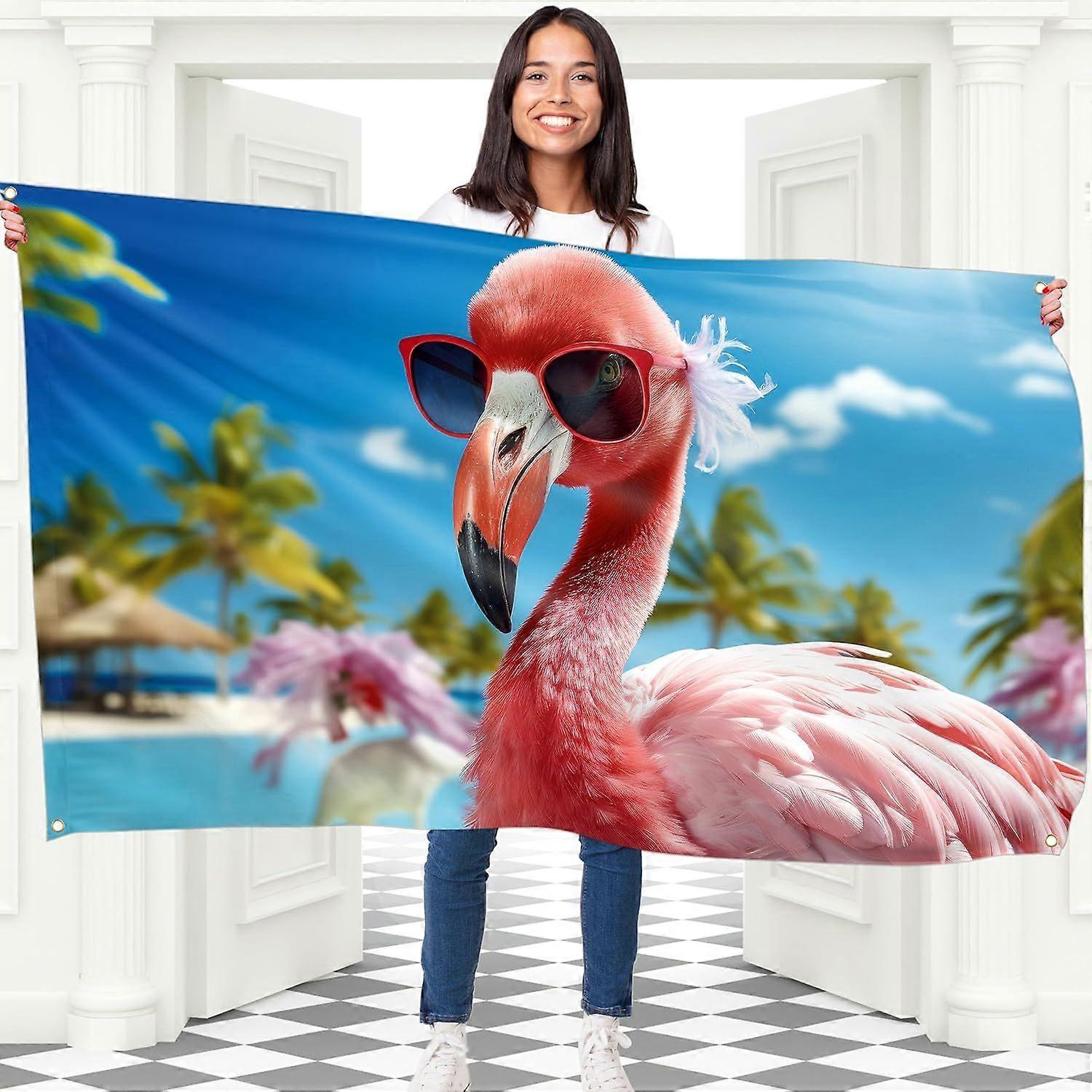 Flamingo Flag IW0658