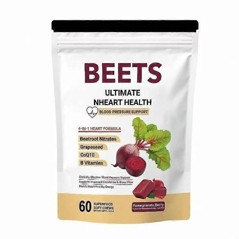 Be-ets Ultimate Nutrition Gels & Chews - Granatäpplebärsmak 60 tuggtabletter -AOUI