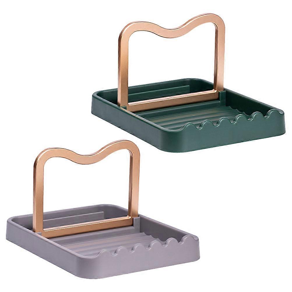 Kitchen Lid Holder Multi-Function Lid Organizer for Household Use 2Pcs