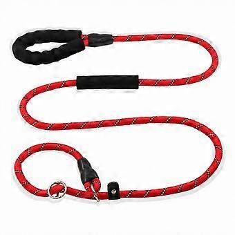 Reflective Adjustable Dog Training Lead with Control Handle, 1.8m Nylon Rope for Walking