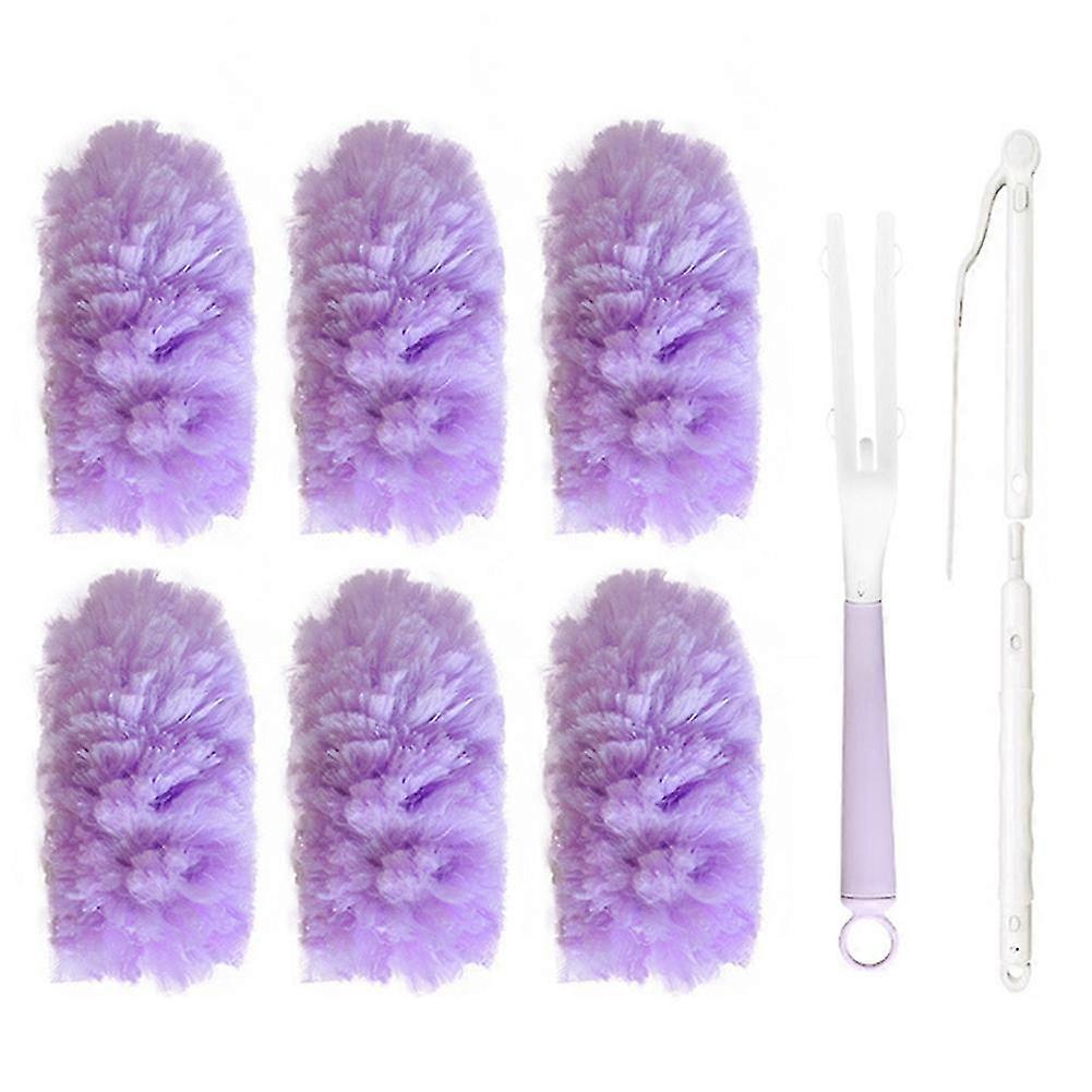 White Peach Scent Duster Electrostatic Adsorption Multi-Function Dust Sweeper Home Use Dust Removal