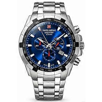 Sveitsin Alppien armeija 7043.9235 miesten kello 46 mm safiirilasi