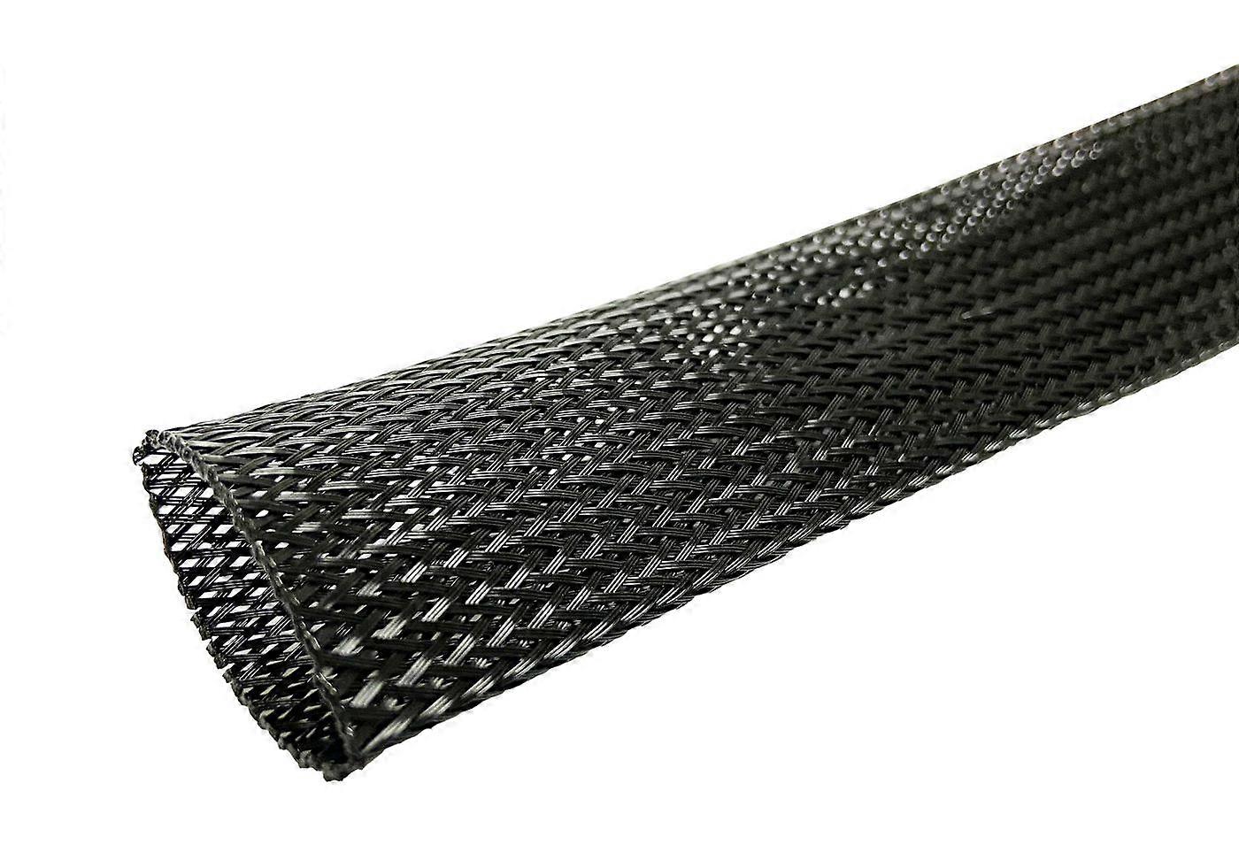 MicroConnect Polyester Expandable Cable Sleeve Diameter:Ã¸40mm Length:50m Roll Cut table tight