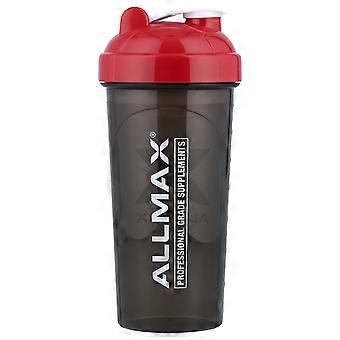ALLMAX, Leak-Proof Shaker, Black/Red, 25 oz (700 ml), 4-Pack