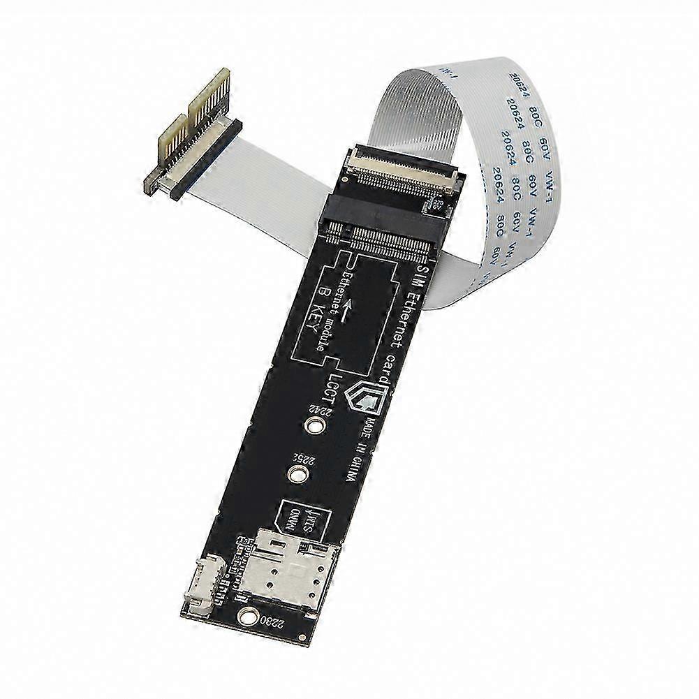 PCIe Host Interface Extender for Embedded Wireless Modules, Featuring Inline Contact Receptacles for High-Throughput Data Routing