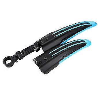 Sky Blue Mountain Bike Front Rear Quick Release Mud Guard High-Strength Cycling Wings Bike Parts