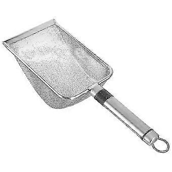 2026 Good!! Stainless Steel Cat Litter Scoop, Efficient Sand Sifting, Wear and Break Resistance, Comfort Grip, Cat Litter Cleaning Tool, 1 Piece