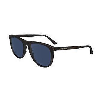 Calvin Klein CK24508S 240 Full Rim Dark Tortoise Unisex Oval Sunglasses UV3 Original