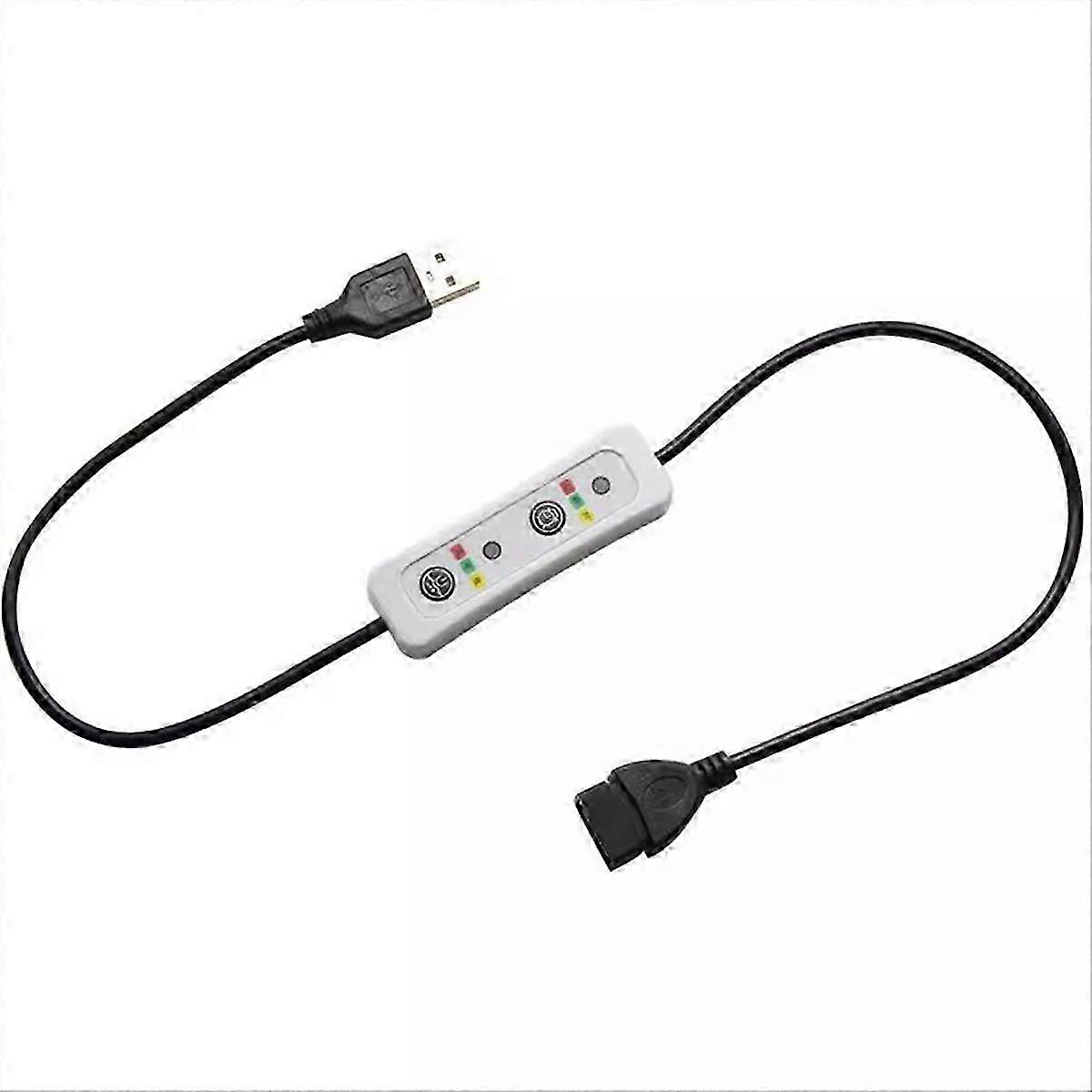 5V USB Extension Remote Control 3-Speed Timing Switch Power Cable
