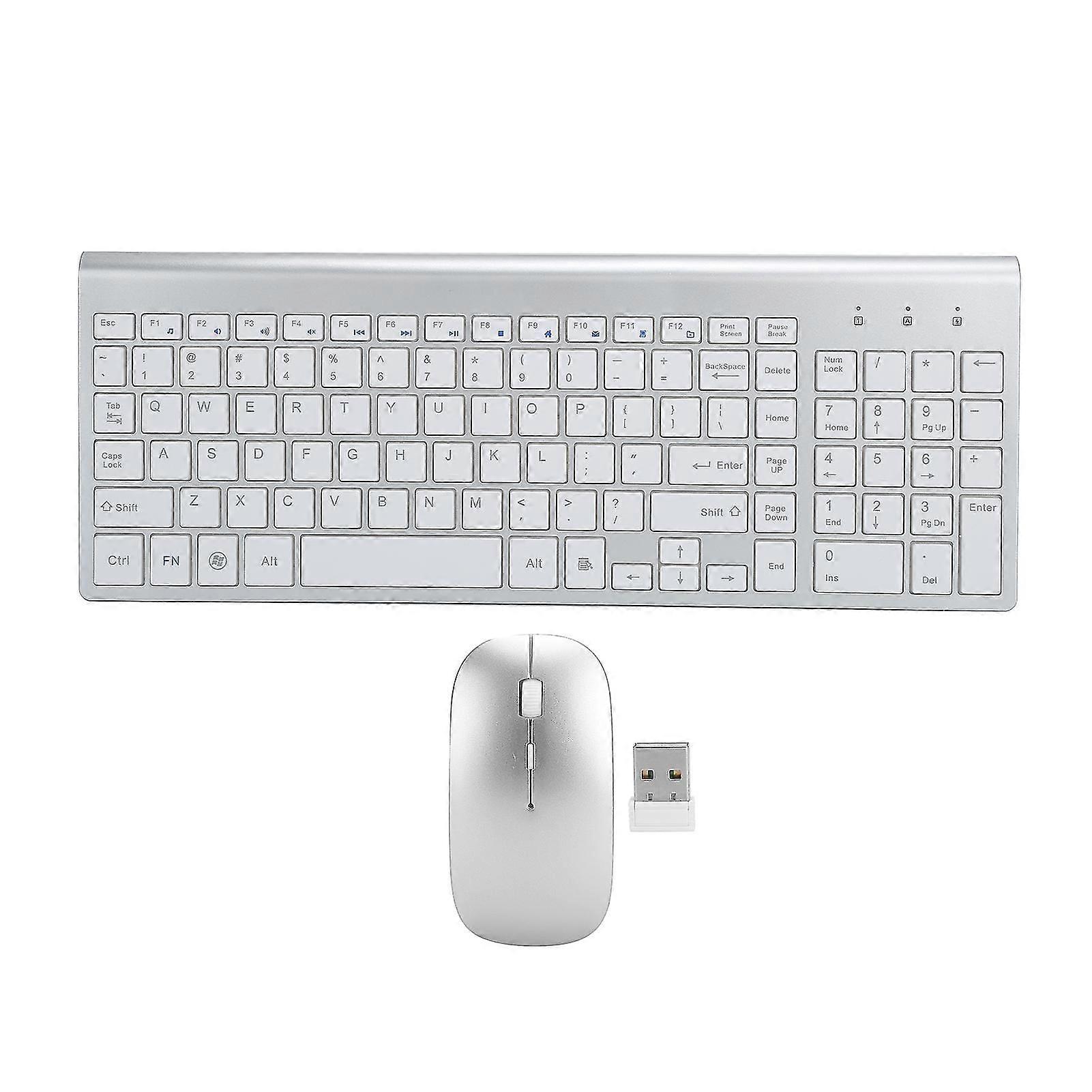 Wireless Keyboard and Mouse Combo - 2.4G, for Laptop, PC, Computer, Desktop