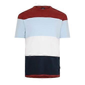 Boss Mens Tiburt 444 Colour Block Regular T-Shirt