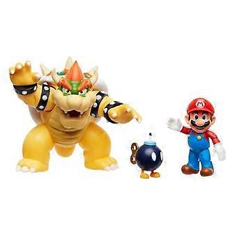 Super Mario Lava Battle Action Figure Set
