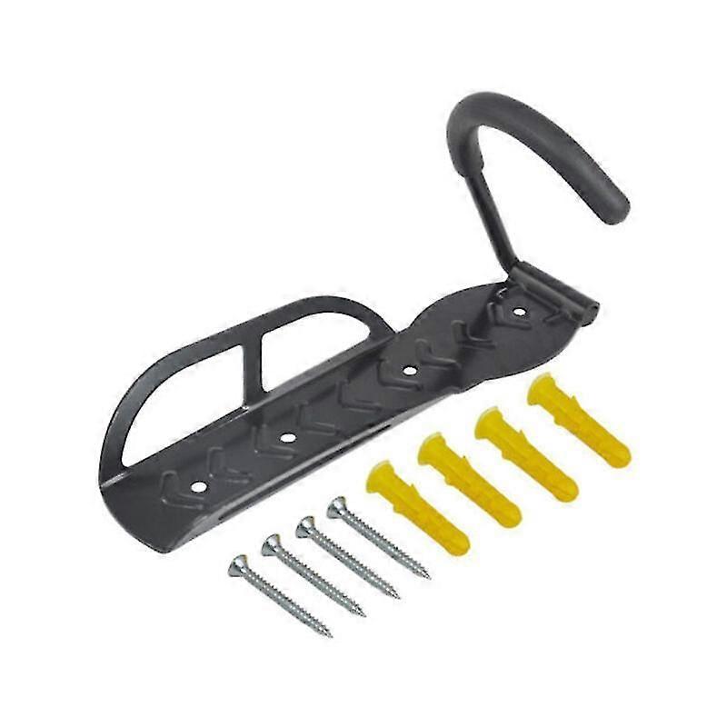 Supporto da parete per bici 2 pezzi nero