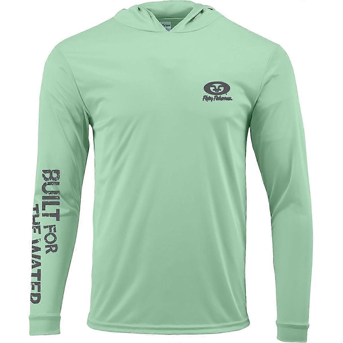 Flying Fisherman Built For Water Performance Pullover Hoodie - Mint