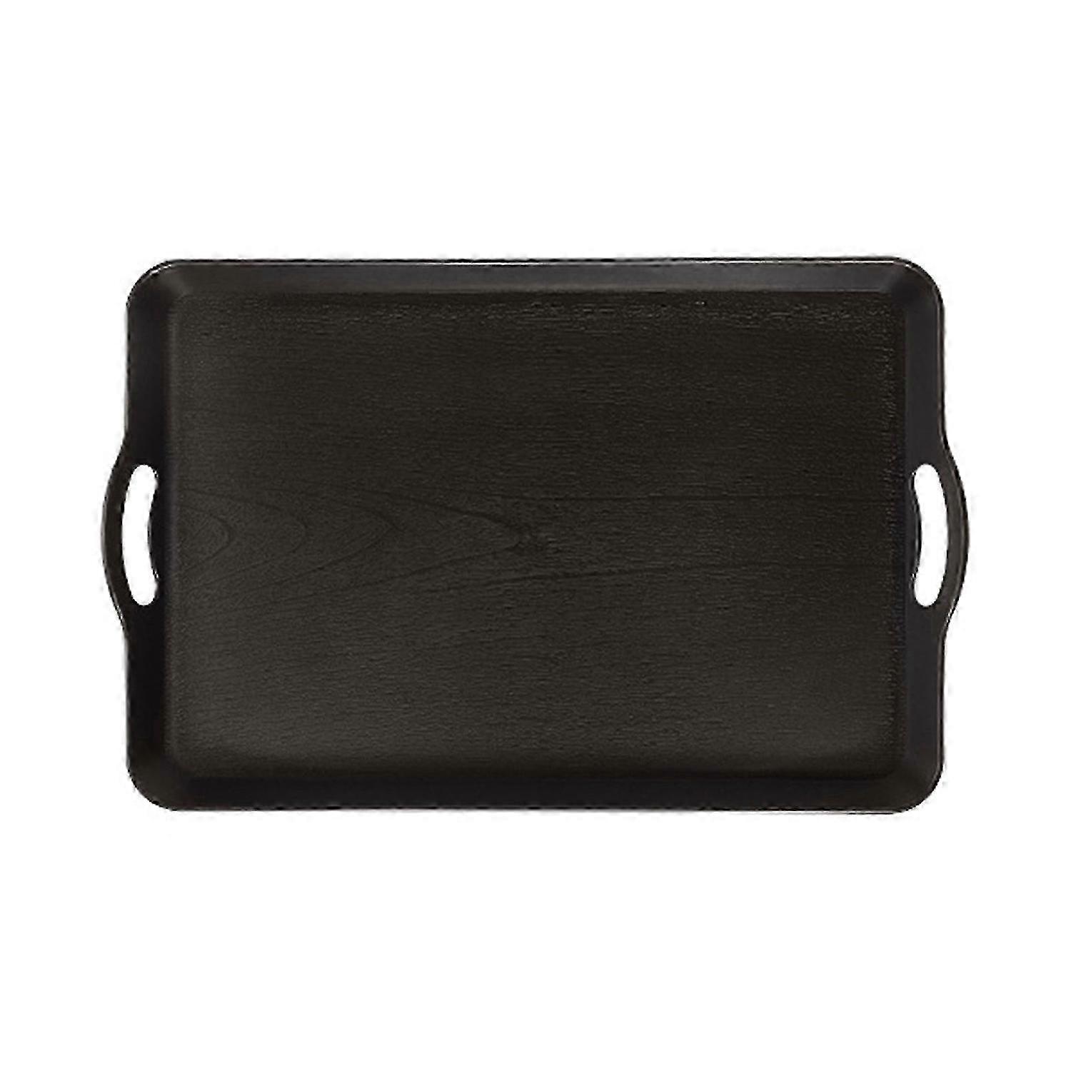 Plastic Tray with Handles Scratch-Resistant Serving Vanity Tray compatible with Kitchen