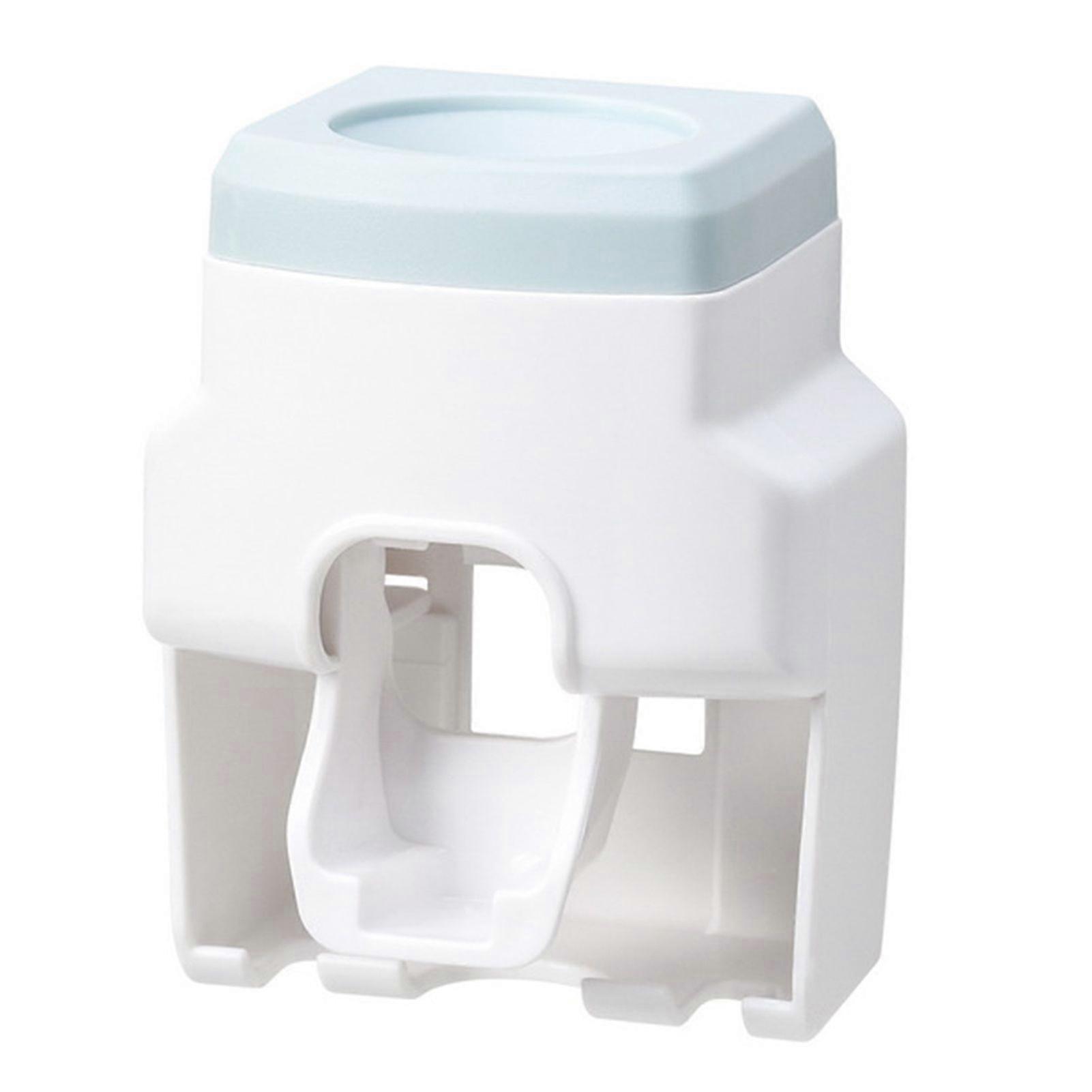 Toothpaste Squeezer Wall Mount Punch-free Removable Waterproof Moisture-proof Toothbrush Holder Universal Automatic Toothpaste Dispenser Rack for Bath