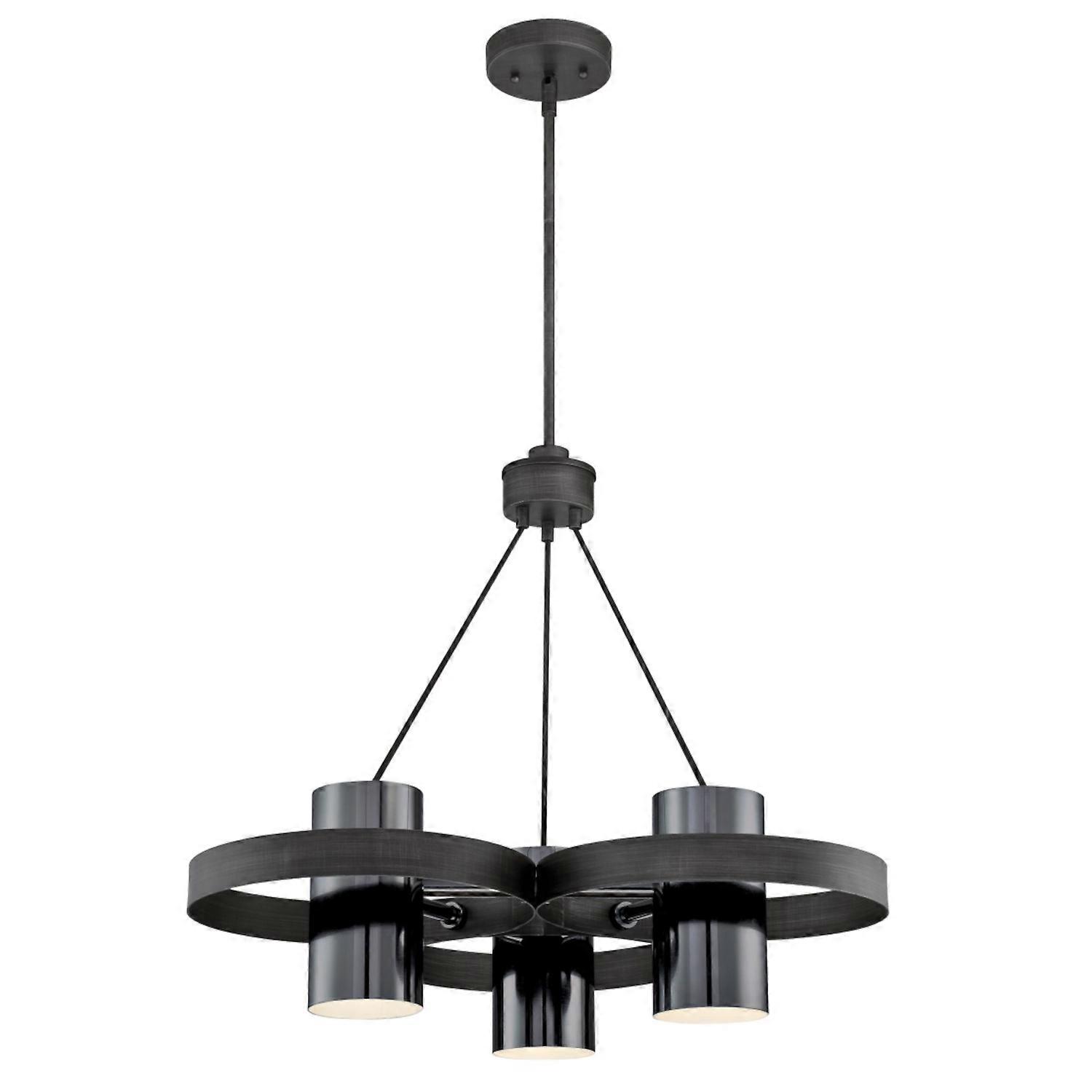 Three-flame chandelier Evita