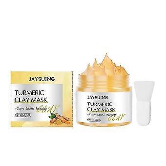 Yellow Turmeric Brightening Mud Mask - Hydrating, Oil Control & Revitalizing Facial Treatment for Radiant, Soft Skin - 71g