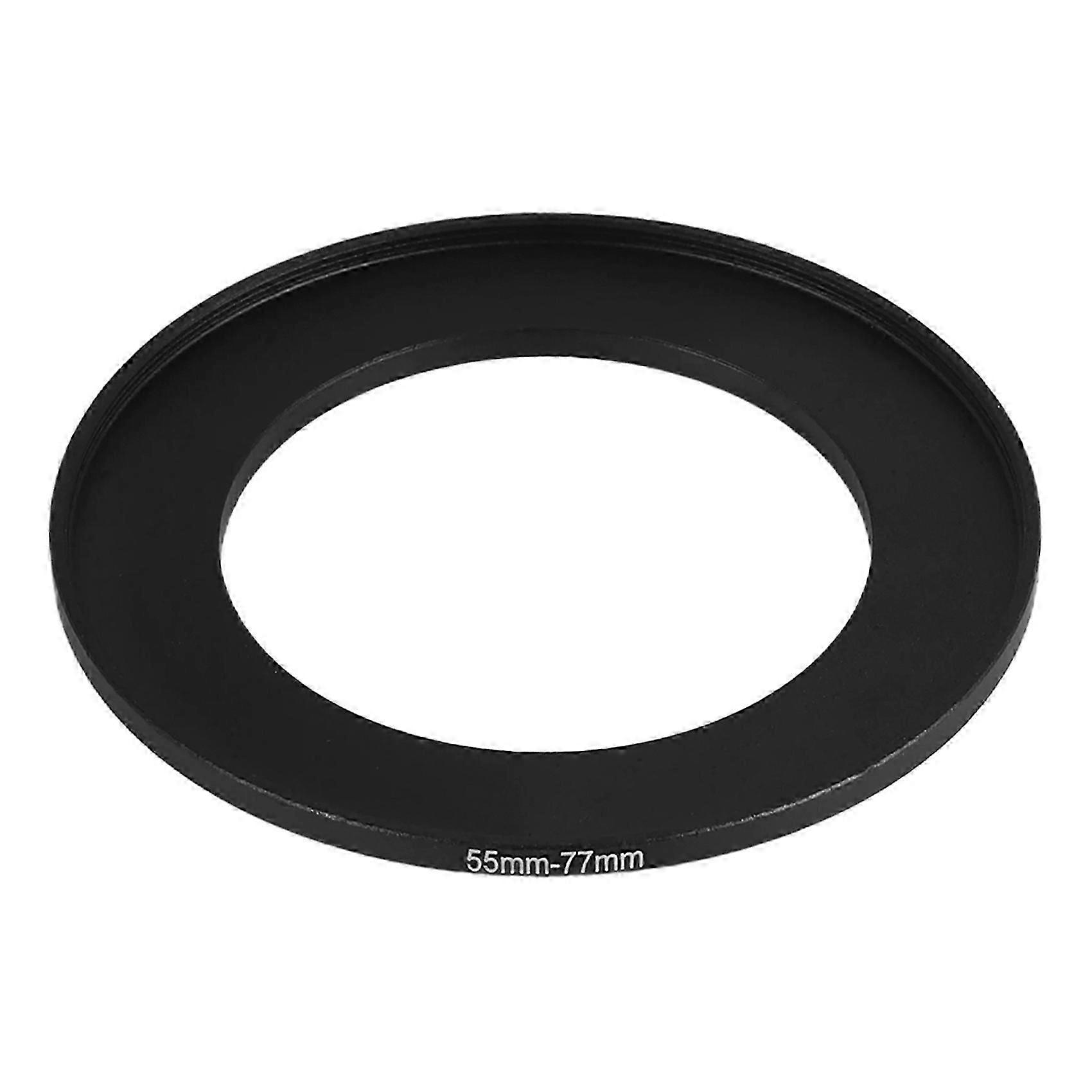 Metal 55mm-77mm Camera Step Up Filter Ring Adapter 55-77