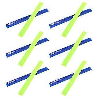 Bracelets réfléchissants lumineux à claquer pour le sport, lot de 60 bracelets flexibles pour le poignet