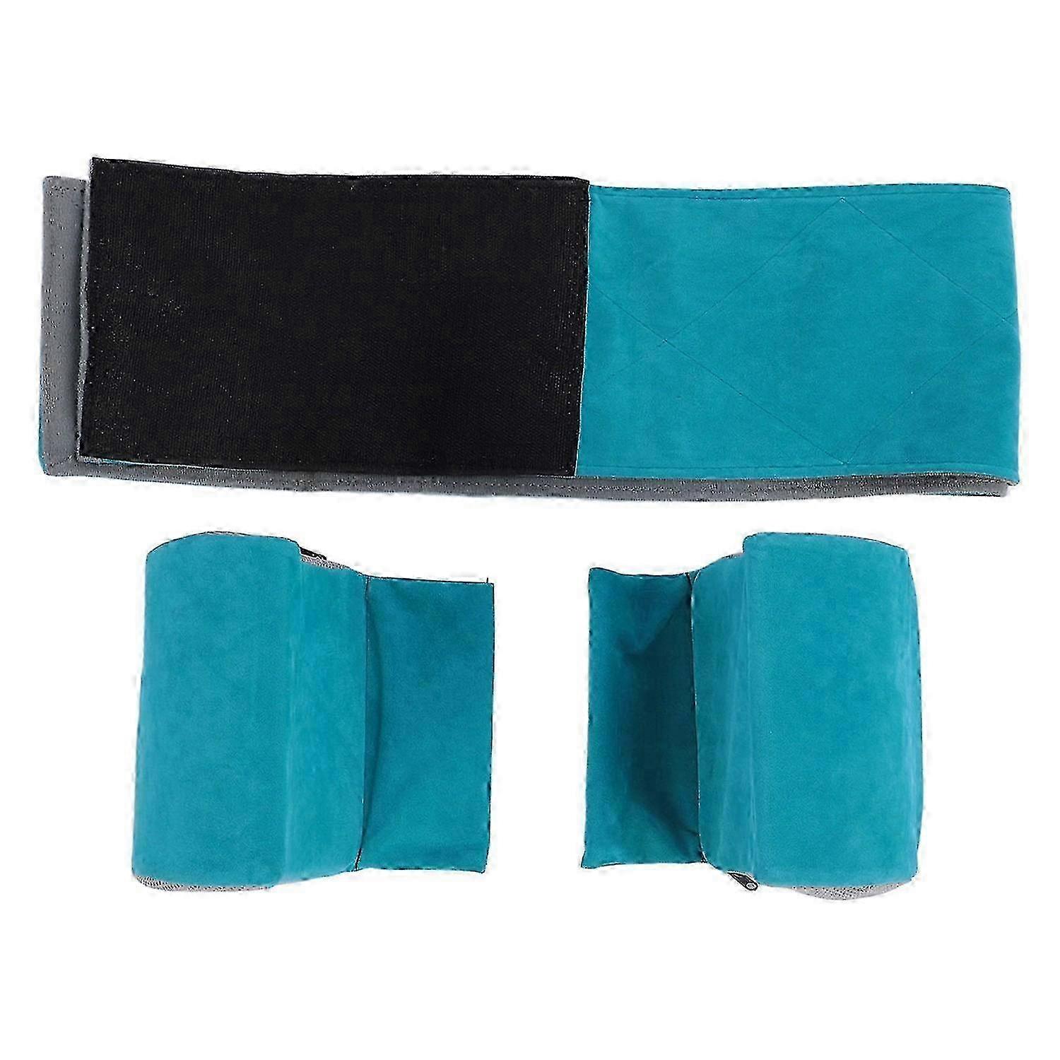 Adjustable Lateral Support for Wheelchair with Removable Side Guards & Head Positioning Pillow