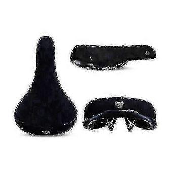Black Bicycle Saddle Comfortable Bike Seat with 8mm Rails Soft Padded Replacement Seat for Mountain Road City Bikes