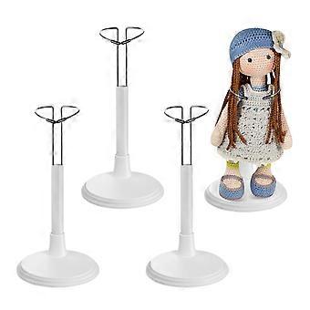 4pcs Kids Doll Stands Doll Display Holders Small Doll Supply Doll Showing Racks