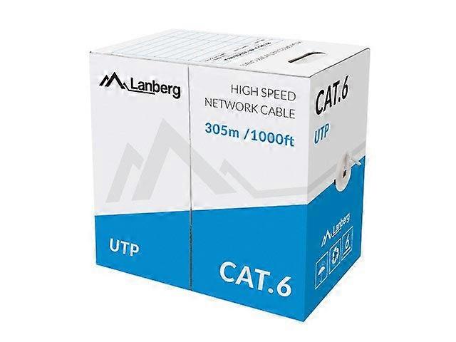 Lanberg Cable Utp Cat.6 305m Wire Cu Harmaa