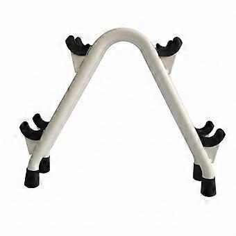 Two Tier Dumbbell Rack Sturdy Unrestricted Weight Organizer Stable Frame