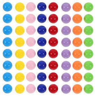 Elastic Marbles Game Balls for Playing 80Pcs Colorful Mini Plastic Balls