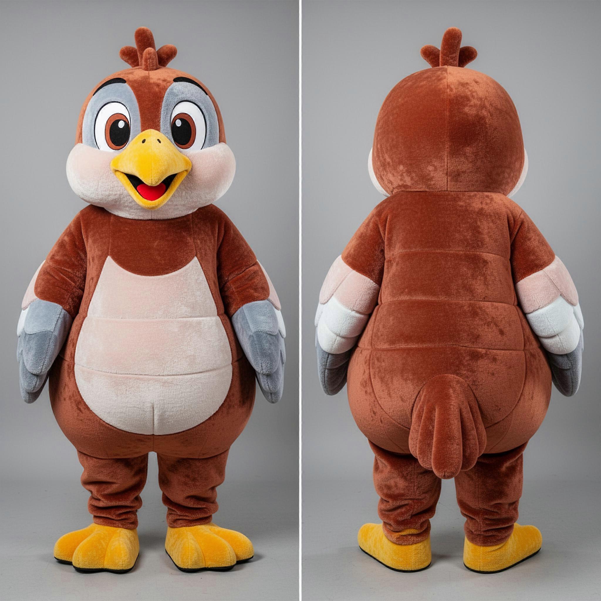 MASTICOT Russet Velvety Dove Mascot