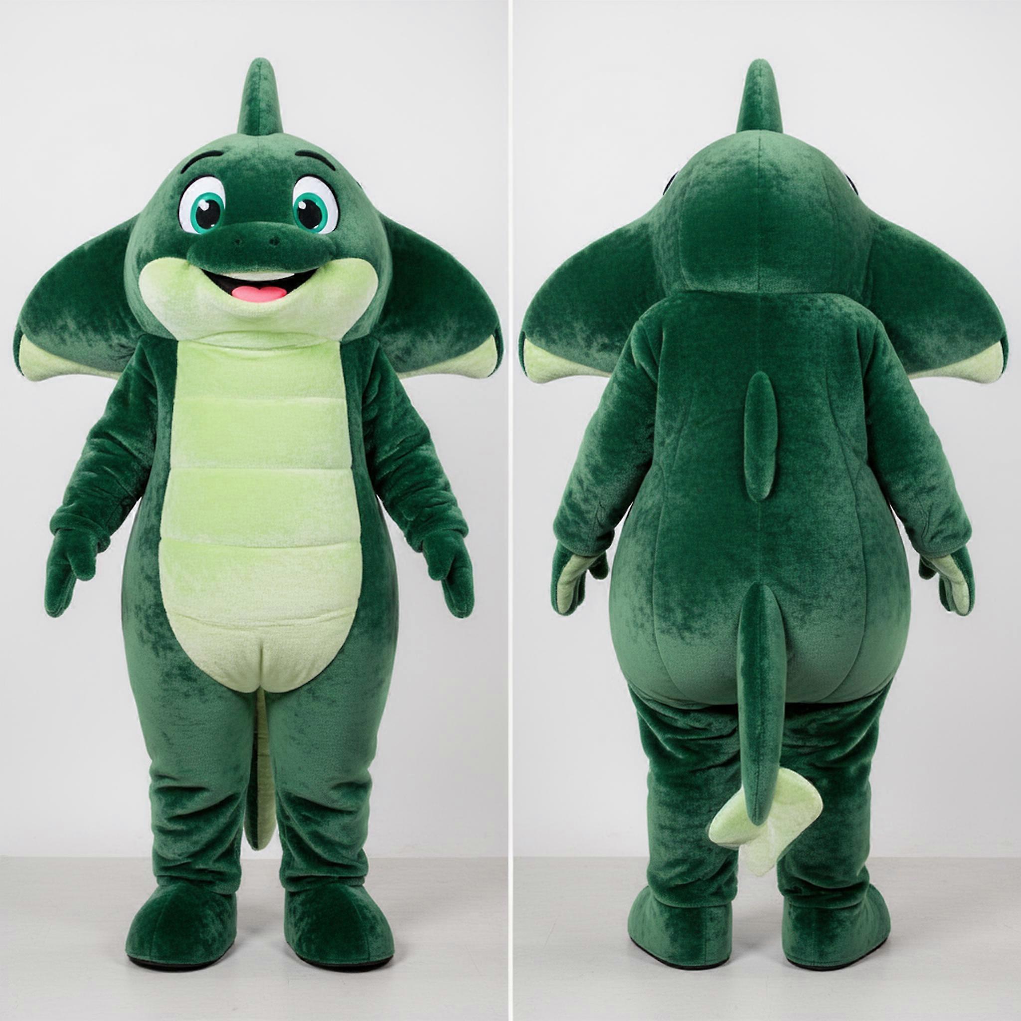 MASTICOT Forest Green Sleek Stingray Mascot