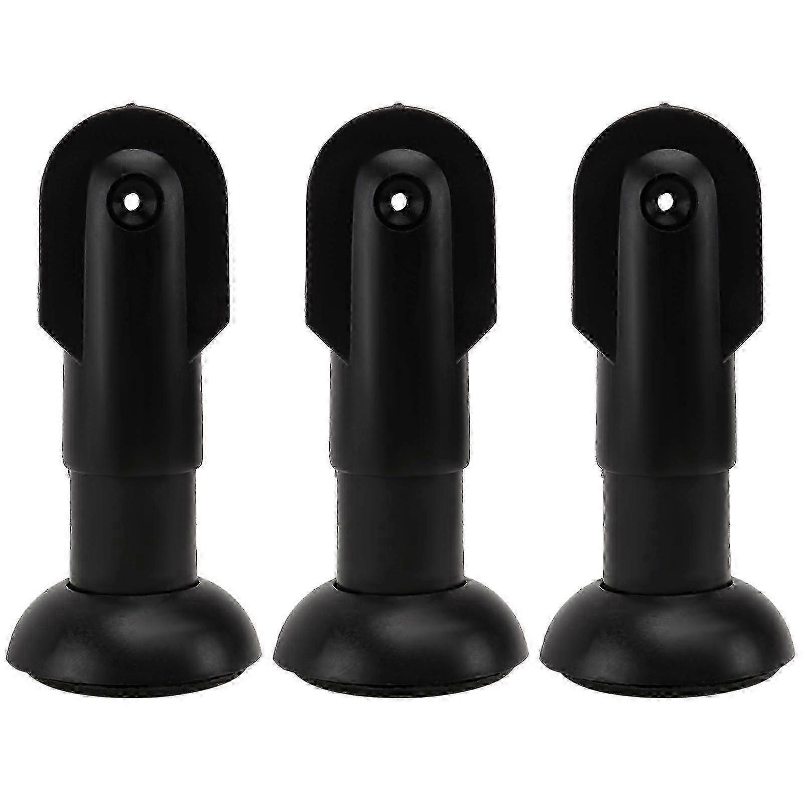 Restroom partition component for adjustable toilet partition hardware