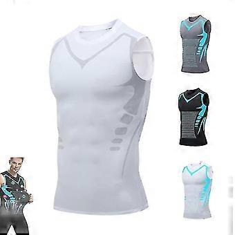 Gilet correcteur de posture pour hommes, chemise sans manches de forme ionique