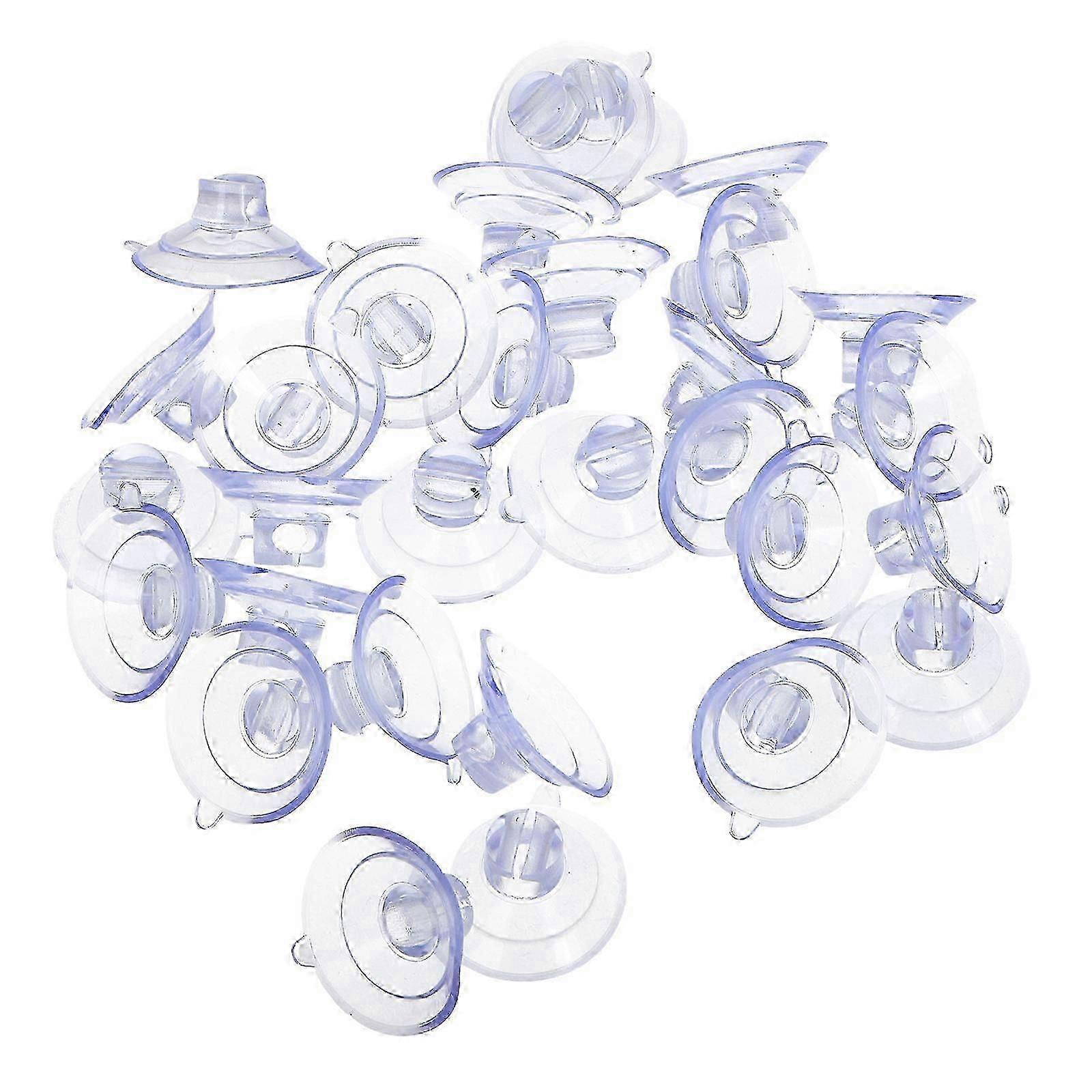 30-Pack Suction Cup Hooks for Christmas Lights, Designed for Hanging String Light Decorations