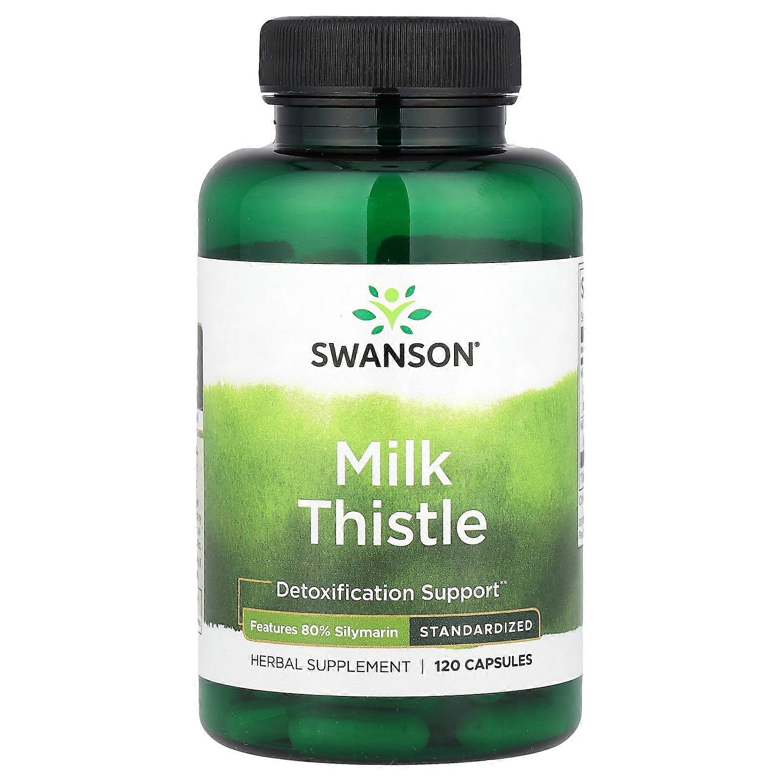 2 x Swanson, Milk Thistle, 120 Capsules