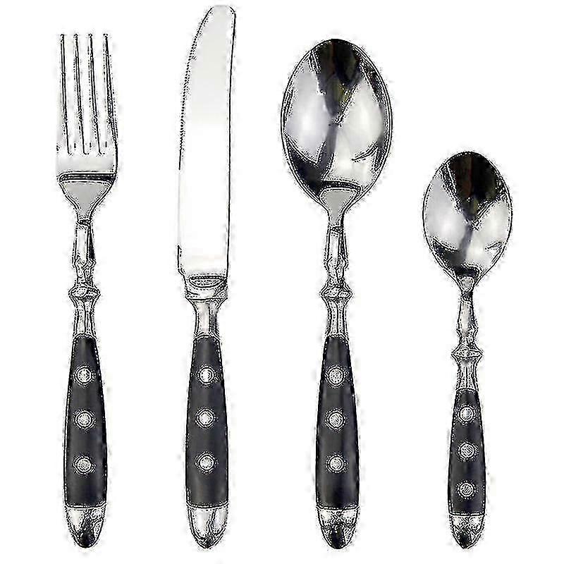Resin Rivet Handle Stainless Cutlery Set