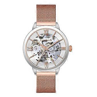 Montre Femme Earnshaw Anning ES-8152-77 -  Bracelet Acier Doré rose