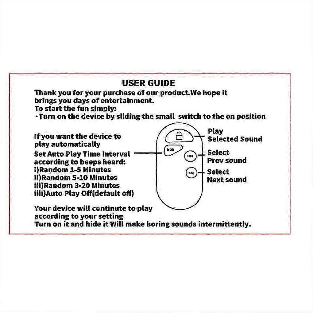 16-Sound Remote Prank Noise Maker