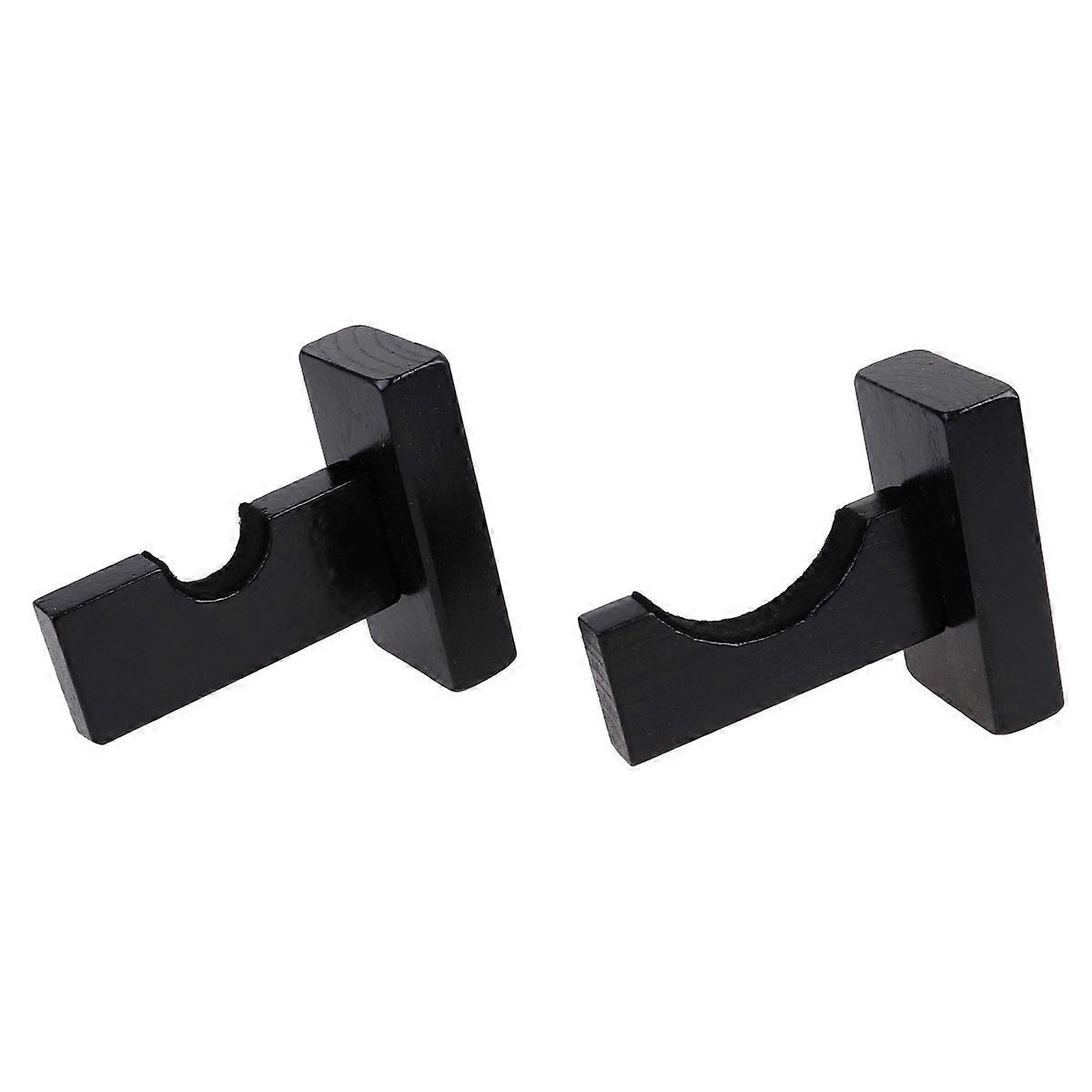 Black Baseball Bat Display Rack Wall Mounted Holder for Bamboo