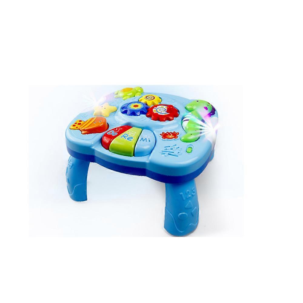 Musical Educational Activity Table Portable Adjustable Volume Safe ABS