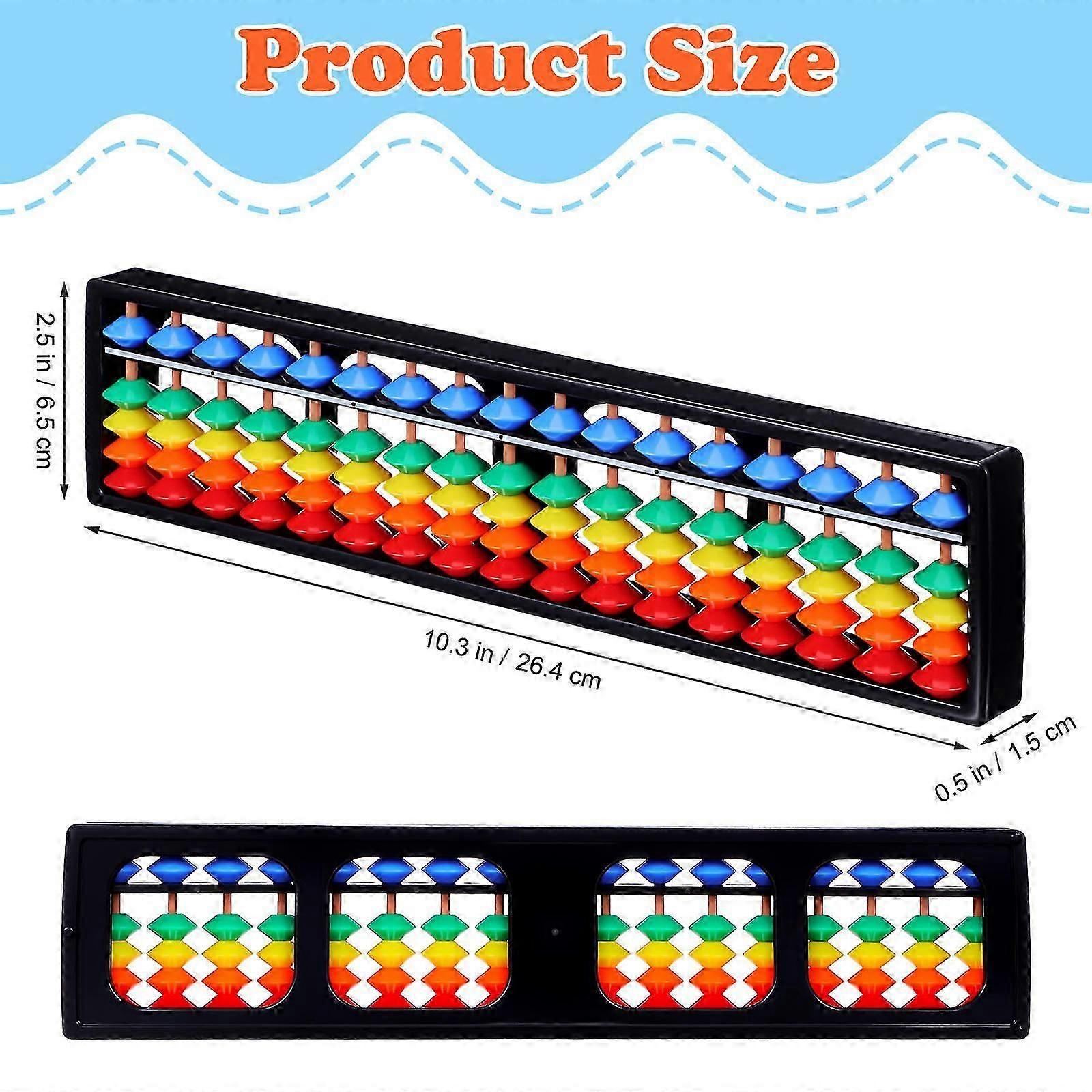 Plastic Abacus for Counting 1Pcs Chinese Educational Abacus Toy