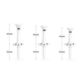 6Pcs Plastic Golf Tees Reduce Friction & Resistance Professional Golf Driver Tees 7.5/8/8.5cm Curved Serving Pins Practice Training Golf Ball Holder G