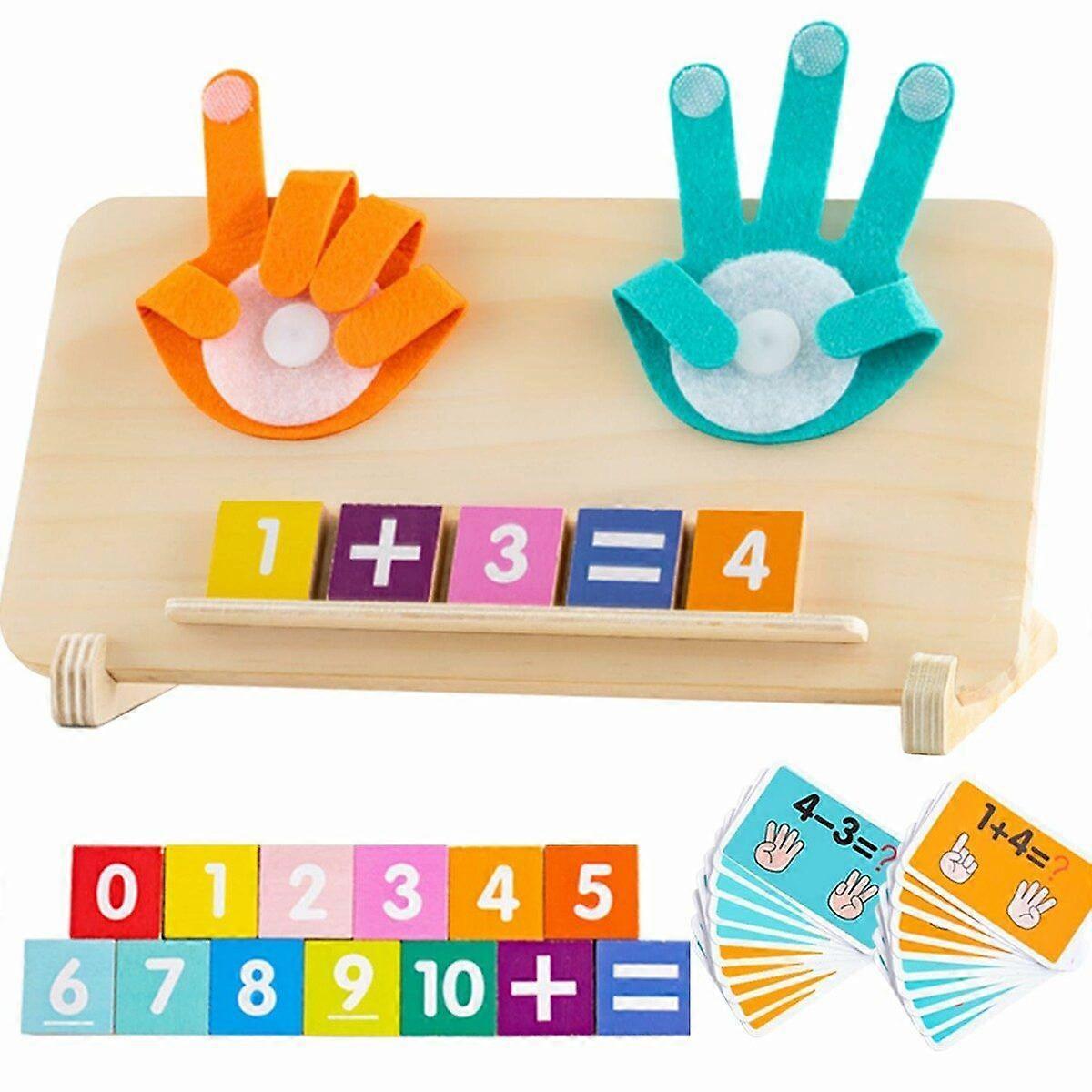 Wooden Montessori Counting & Tracing Set