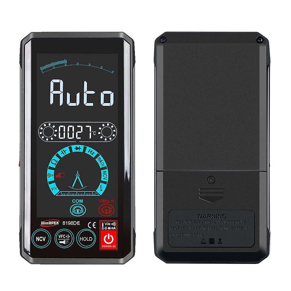 Winapex Multimeter Intelligent Voice Control Broadcast 4.4inch Touching Screen Trms Voltage Current Resistance Diode Capacitance